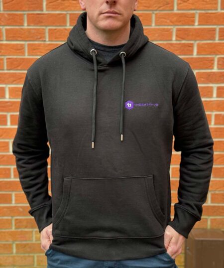 Black TherapyHub Hoodie